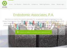 Tablet Screenshot of endoassoc.com